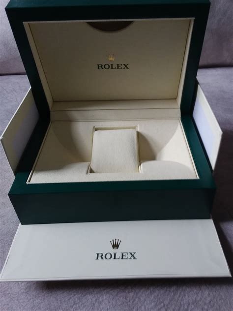 rolex box watch holder|empty Rolex box.